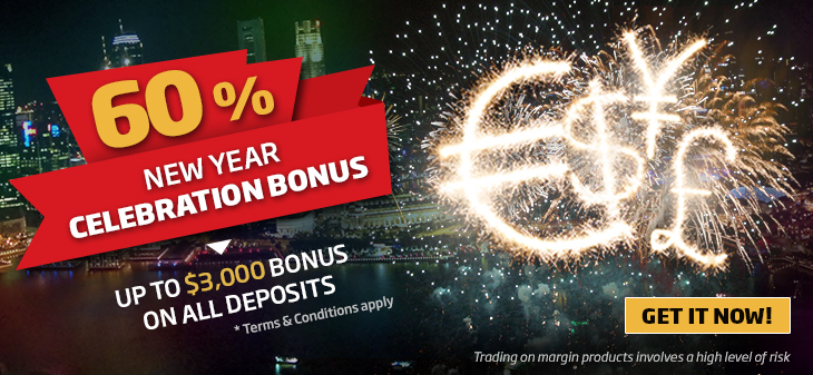 IronFX Global 60% New Year Celebration Bonus